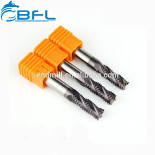 Herramientas de corte de carburo CNC BFL, herramientas de corte de carburo basto de madera Endmill